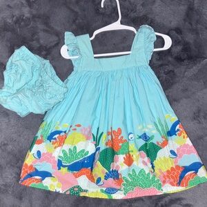Baby Boden Dress with Bloomers Size 6-9M (READ DESCRIPTION)